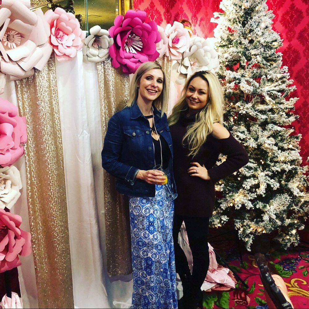 High waisted maxi skirt